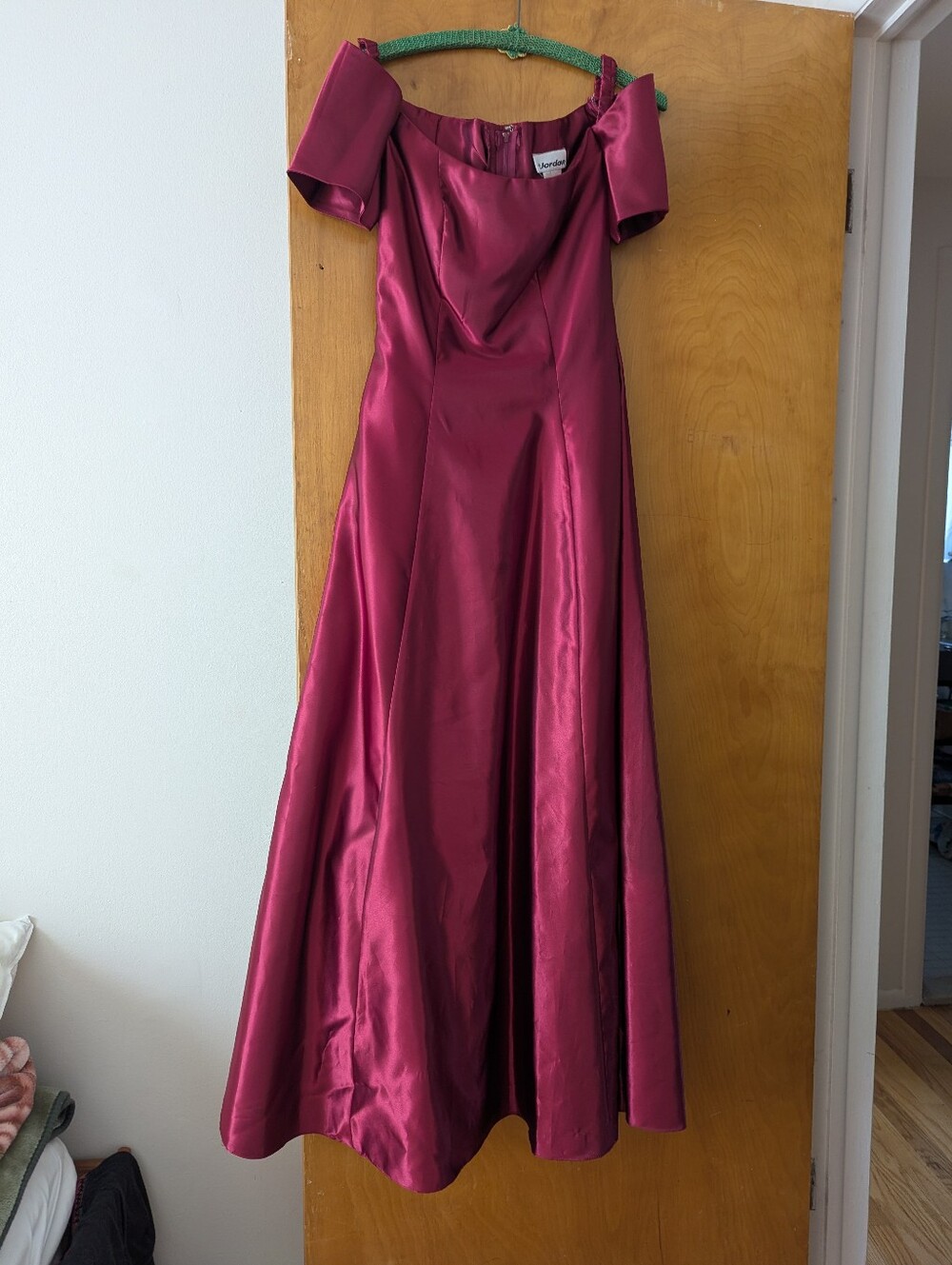 Off The Shoulder Floor Length Dress